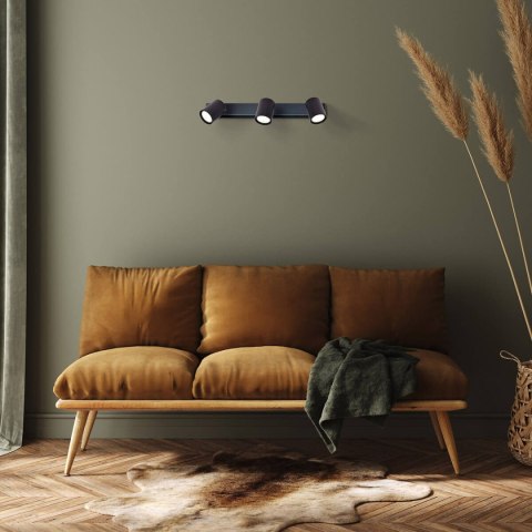 Spot Snow New 3 czarny 3xGU10 Light Prestige