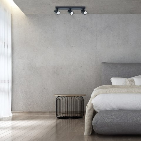 Spot Snow New 3 czarny 3xGU10 Light Prestige