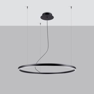 Żyrandol ODA 80 czarny LED 4000K