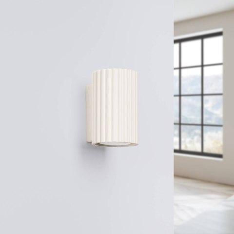 LAMPA ŚCIENNA Kinkiet KARBON 10 beżowy