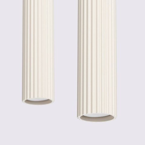 ŻYRANDOL LAMPA SUFITOWA Lampa wisząca KARBON 2 beżowy