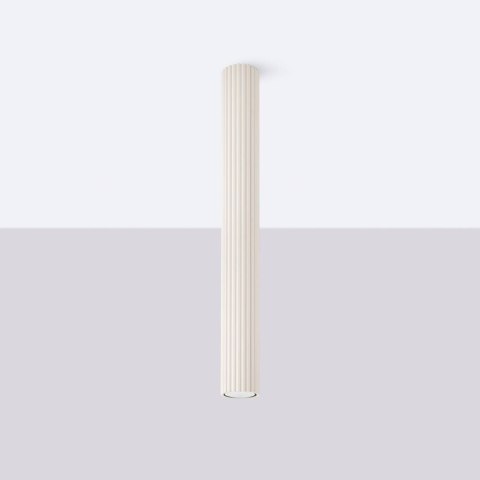 PLAFON LAMPA SUFITOWA REFLEKTOR TUBA SPOT KARBON 60 beżowy