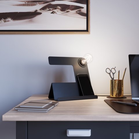 Lampa wisząca TULIP czarny Sollux