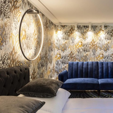 Kinkiet Mirror L czarny IP44 LED CCT Light Prestige