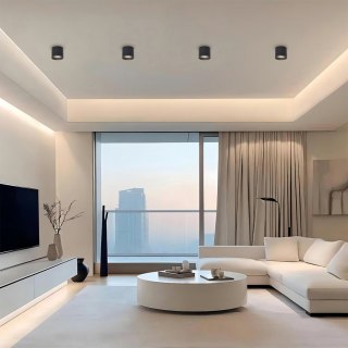 Oprawa natynkowa Kendal L czarna GX53 Light Prestige