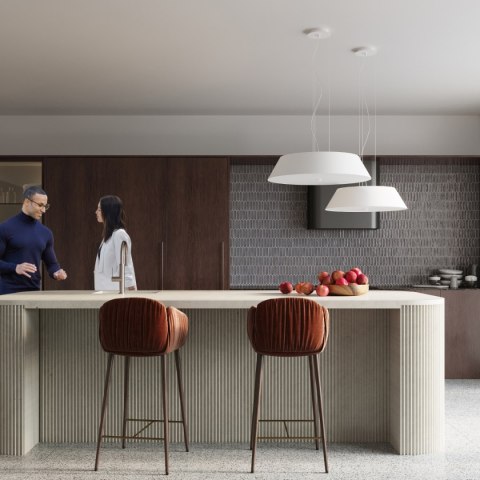 Plafon VEGA 70 biały Sollux