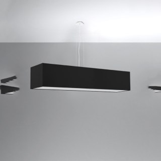 Żyrandol SANTA 120 czarny Sollux