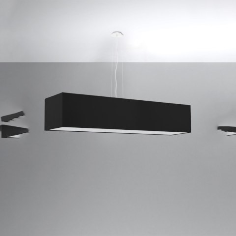 Żyrandol SANTA 120 czarny Sollux