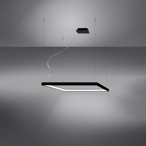 Żyrandol NELYA M czarny LED 4000K