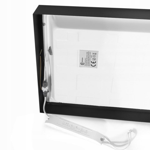 Panel led natynkowy 120x30 czarny 60w 4000K