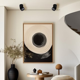 Ruchoma oprawa natynkowa Brema czarna LED CCT Light Prestige