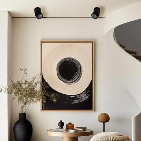 Ruchoma oprawa natynkowa Brema czarna LED CCT Light Prestige