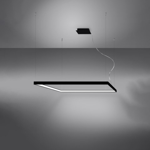 Żyrandol NELYA L czarny LED 4000K