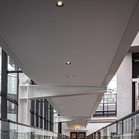 12W LED HONEY COMB DOWNLIGHT BRIDGELUX CHIP CCT:3IN1 BLACK RING + BLACK HEATING