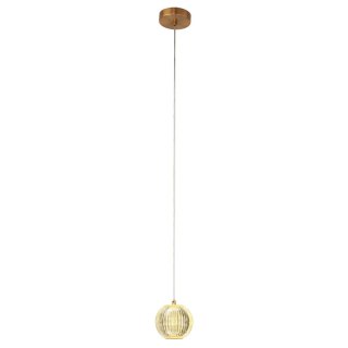 Light Prestige Lampa wisząca Brillant 1 złota LED CCT