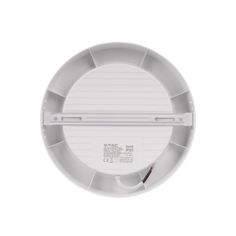 Panel Natynkowy V-TAC 18W LED SAMSUNG CHIP Okrągły 215x30mm VT-60018RD-S 3000K 1850lm 5 Lat Gwarancji