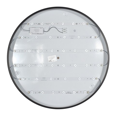Plafon Natynkowy LED 50cm Okrągły BB02 50W 3000K Czarny