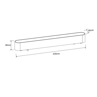 Reflektor Magnetic Slim Lumo 12W LED 4000K czarny Light Prestige