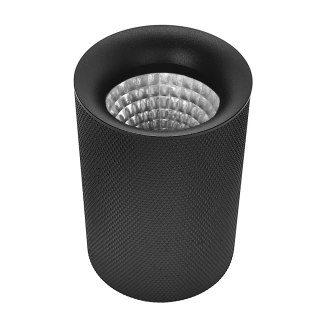 Lampa Tuba natynkowa KJ2186 czarny