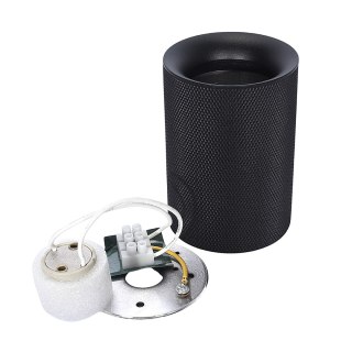 Lampa Tuba natynkowa KJ2186 czarny