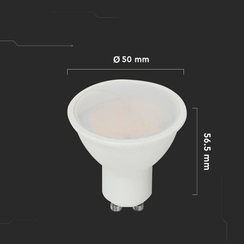 Faretto LED GU10 10W 110° Copertura Satinata 4000K