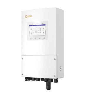 Inverter Fotovoltaico Solis Monofase Ibrido On-Grid/Off-Grid 5kW, Doppio MPPT, CEI 0-21, Schermo LCD, WiFi e TA Inclusi, Garanzi