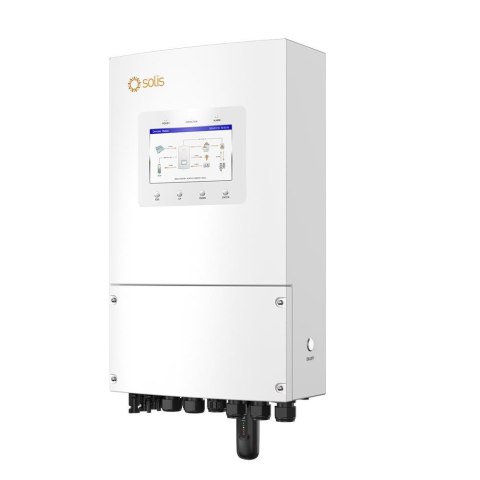 Inverter Fotovoltaico Solis Monofase Ibrido On-Grid/Off-Grid 5kW, Doppio MPPT, CEI 0-21, Schermo LCD, WiFi e TA Inclusi, Garanzi