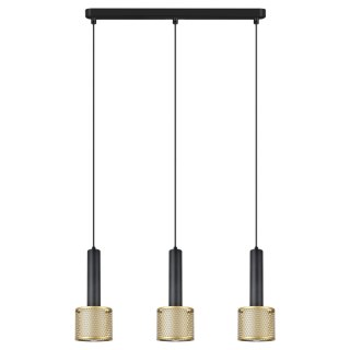 Lampa wisząca Amo czarno-złota 3xE27 Light Prestige