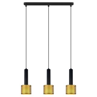 Lampa wisząca Amo czarno-złota 3xE27 Light Prestige