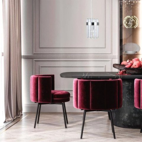 Lampa wisząca Vetro 1 chrom 1xE14 Light Prestige