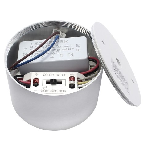 Oprawa Sufitowa LED PZE-MKL907 9W CCT 3000K-6000K Biała