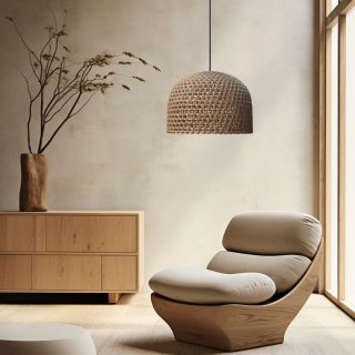 Rattanowa lampa wisząca Kanso 50 cm jasne drewno 1xE27 Light Prestige