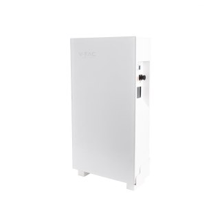 Batteria di Accumulo 10.24kWh LiFePO4 BMS Integrato per Inverter Fotovoltaici CEI 0-21 51.2V 200Ah Schermo Touch Design Bianco E