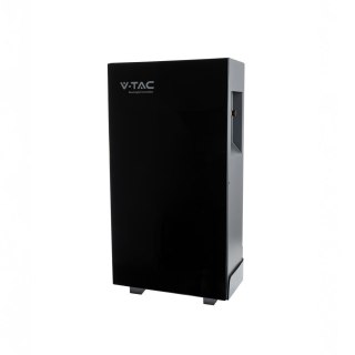 Batteria di Accumulo 10.24kWh LiFePO4 BMS Integrato per Inverter Fotovoltaici CEI 0-21 51.2V 200Ah Schermo Touch Design Nero Eff