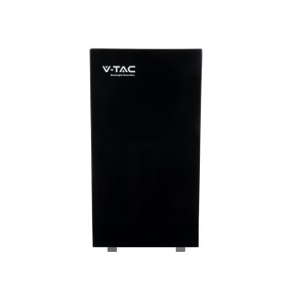 Batteria di Accumulo 10.24kWh LiFePO4 BMS Integrato per Inverter Fotovoltaici CEI 0-21 51.2V 200Ah Schermo Touch Design Nero Eff