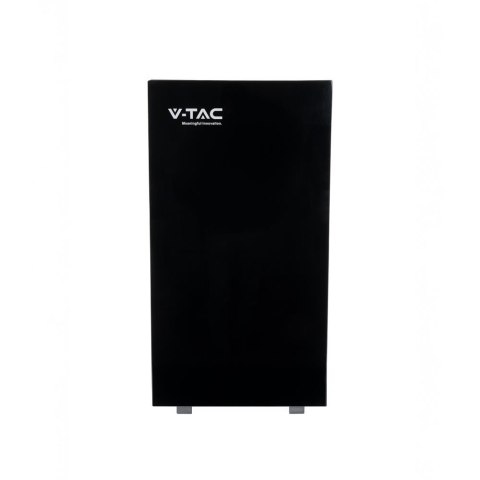 Batteria di Accumulo 10.24kWh LiFePO4 BMS Integrato per Inverter Fotovoltaici CEI 0-21 51.2V 200Ah Schermo Touch Design Nero Eff