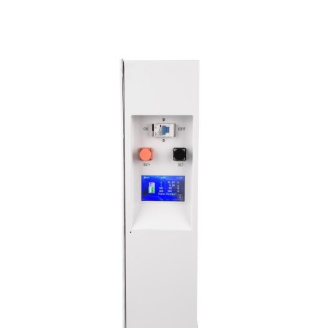 Batteria di Accumulo 14.33kWh LiFePO4 BMS Integrato per Inverter Fotovoltaici CEI 0-21 51.2V 280Ah Schermo Touch Design Bianco E
