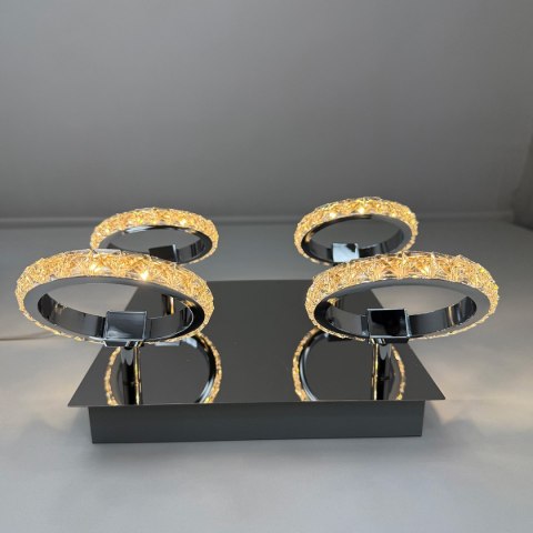 Plafon Carrara srebrny LED 3000K Light Prestige