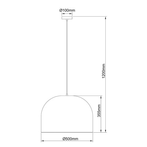 Rattanowa lampa wisząca Kanso 50 cm jasne drewno 1xE27 Light Prestige