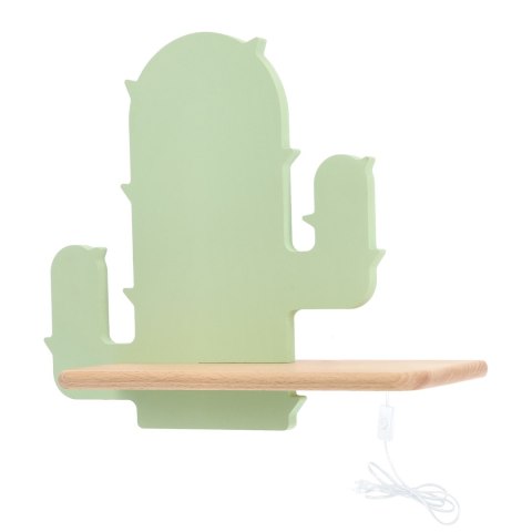 CACTUS 1 LAMPA KINKIET 4W LED 4000K IQ KIDS Z PRZEW ZIELONY