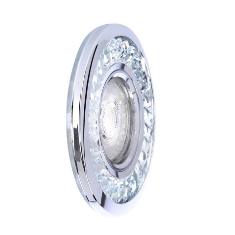 SK-92 CH/TR GU10 50W+LED SMD 3W 230V CHROM oczko sufitowe lampa sufitowa