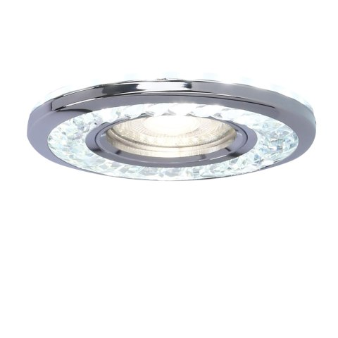 SK-92 CH/TR GU10 50W+LED SMD 3W 230V CHROM oczko sufitowe lampa sufitowa