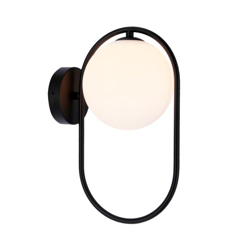 Cordel kinkiet 1x28w g9 ring czarny