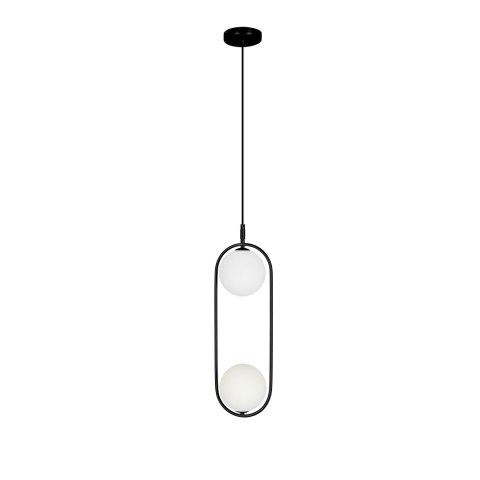 Lampa sufitowa żyrandol Lampa wisząca Cordel zwis 2x28w g9 czarny