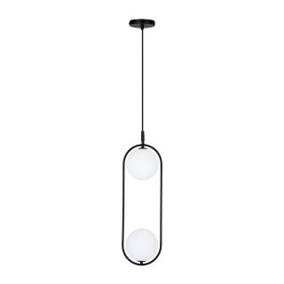 Lampa sufitowa żyrandol Lampa wisząca Cordel zwis 2x28w g9 czarny