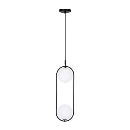 Lampa sufitowa żyrandol Lampa wisząca Cordel zwis 2x28w g9 czarny