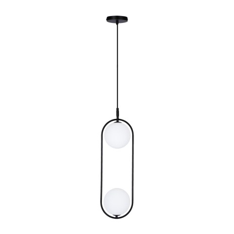 Lampa sufitowa żyrandol Lampa wisząca Cordel zwis 2x28w g9 czarny