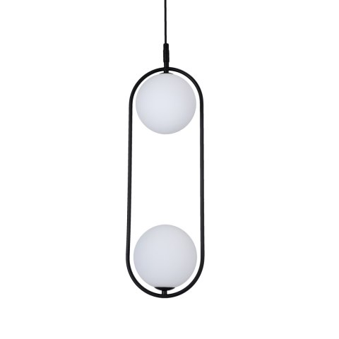 Lampa sufitowa żyrandol Lampa wisząca Cordel zwis 2x28w g9 czarny