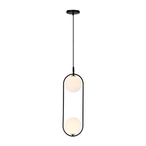 Lampa sufitowa żyrandol Lampa wisząca Cordel zwis 2x28w g9 czarny