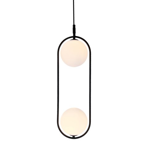 Lampa sufitowa żyrandol Lampa wisząca Cordel zwis 2x28w g9 czarny